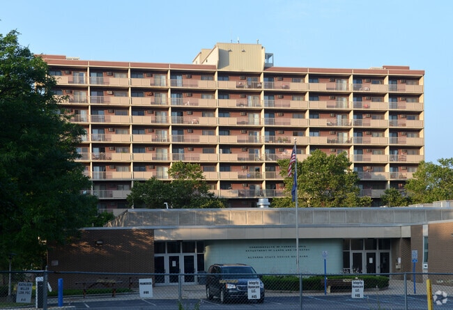 View from the southwest - The Towers