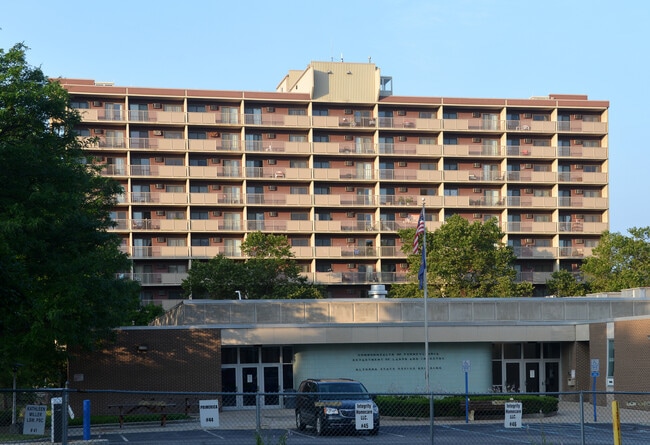 View from the southwest - The Towers