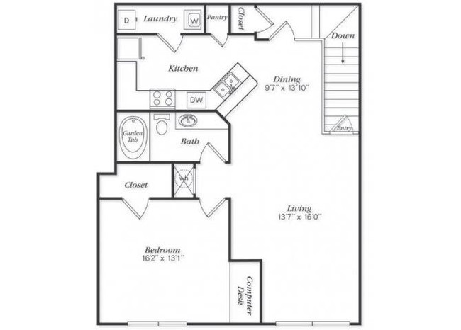 Floorplan - Villas at Carrington Square