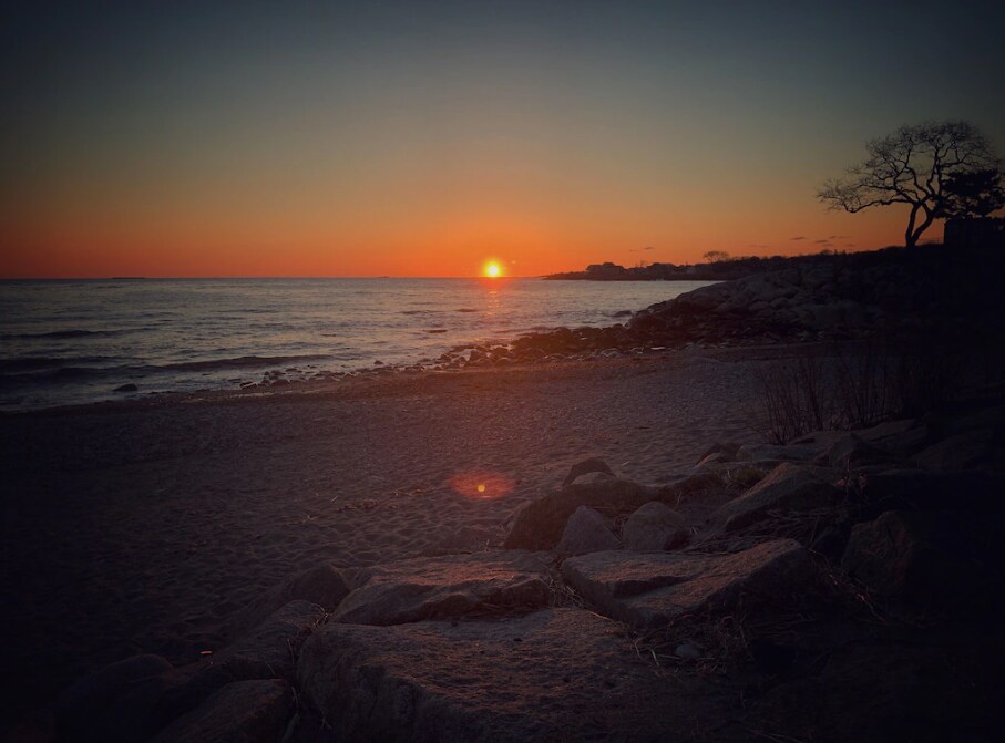 Sunrise at Bach Beach (steps from property) - 1 White Way