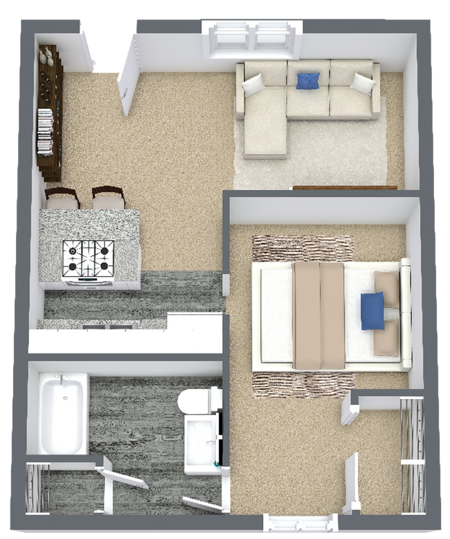 Primary Photo - Newly Renovated, Pet-Friendly Living with ...