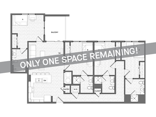 4x4 Balcony - One Space Left! - Student | Uncommon Auburn