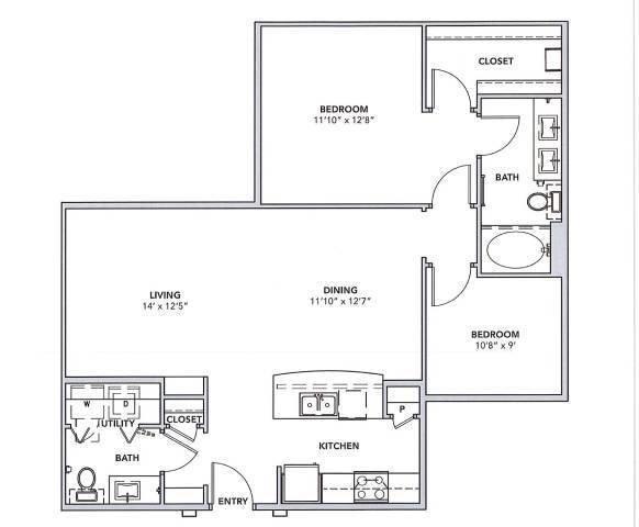 Floorplan - Cypress at Trinity Groves II