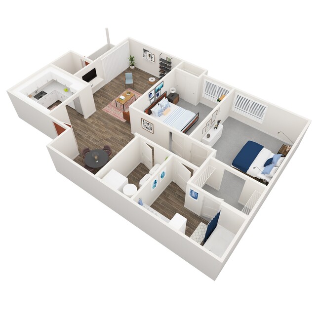 Floorplan - Creekview Apartments