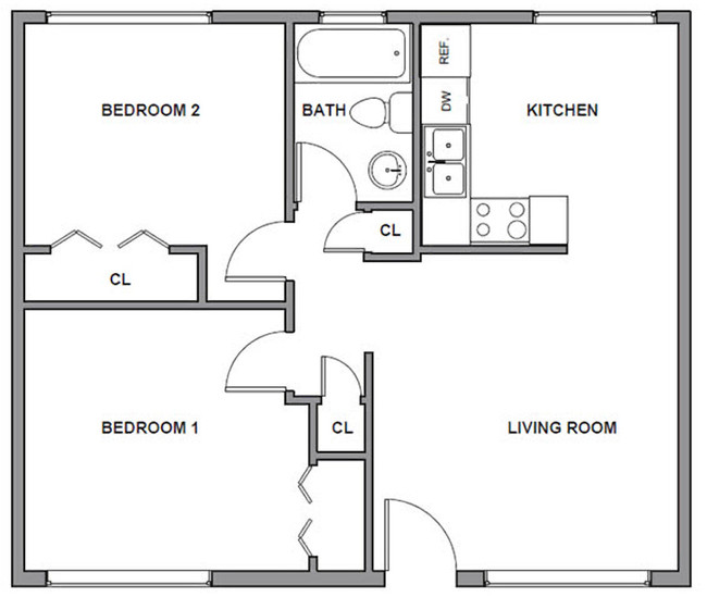 Floorplan - Greenwood Farms Apartments