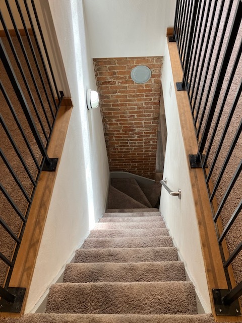 Stairs to large loft - 916 N Church St