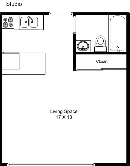 Studio - 3030 Irving Ave S