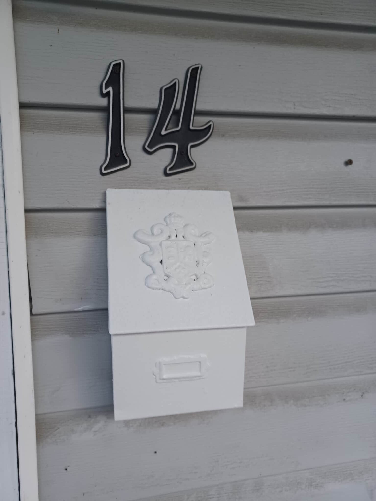 House # and Mailbox - 14 S 2nd St