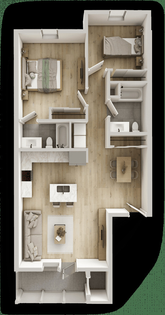 Floorplan - 169-Franklin Commons