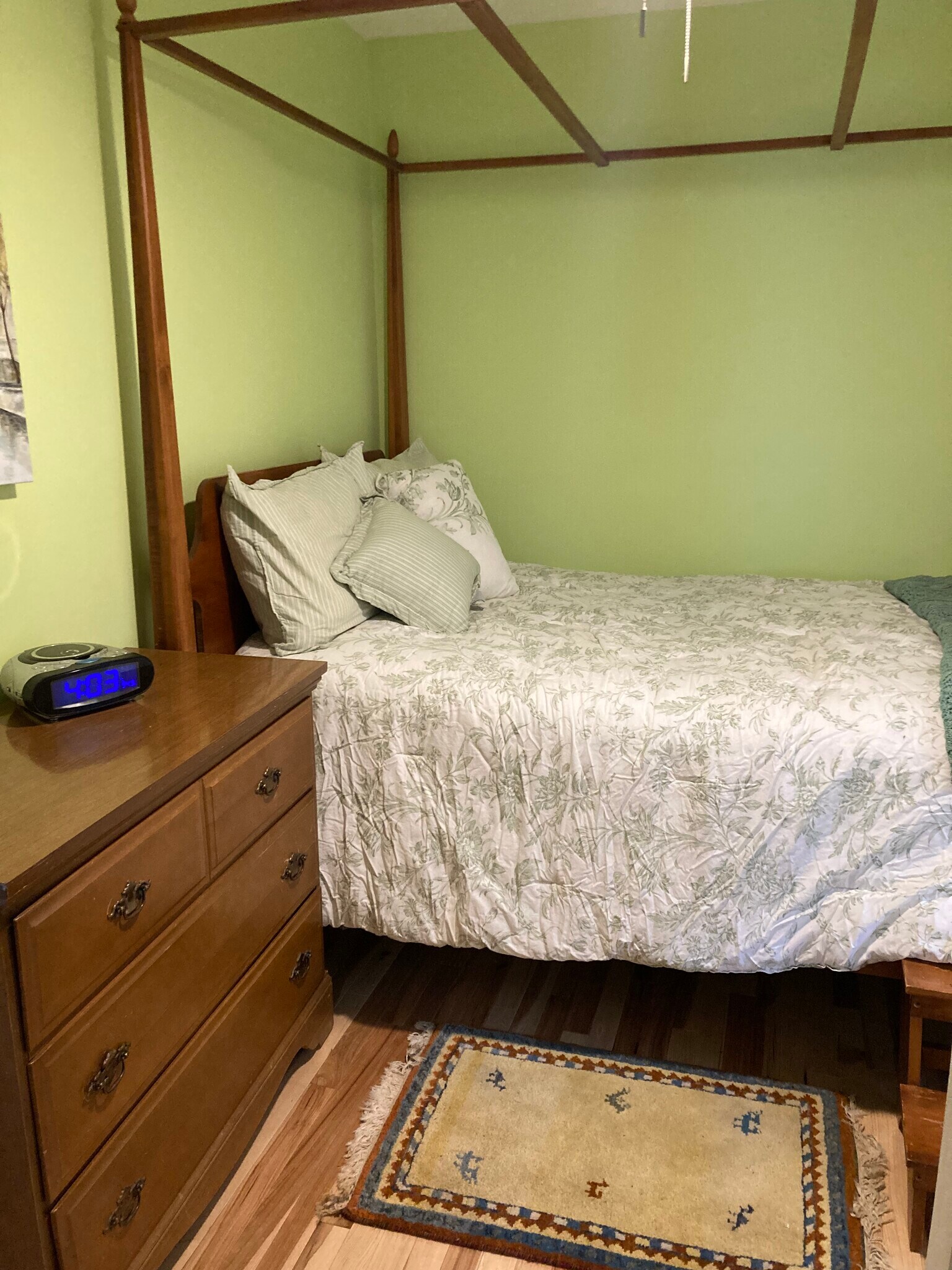 Ethan Allen canopy double bed - 37 Bernard St