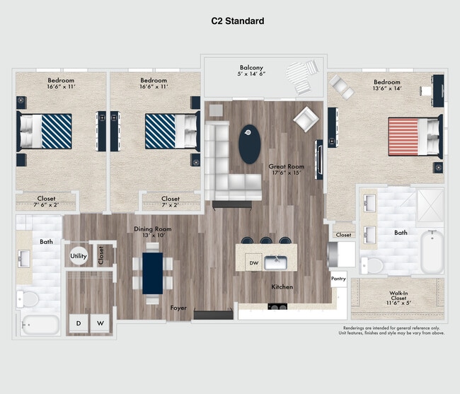 Floorplan - The Pearl at Marina Shores
