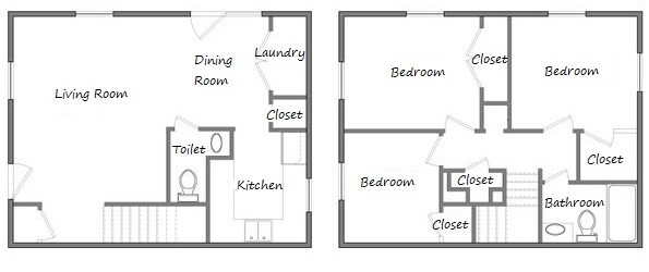 Two Story Model - Cynthia Place Student Housing