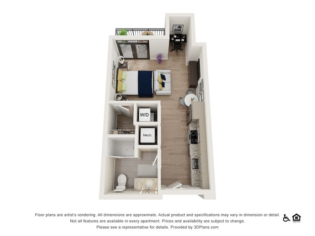 Floorplan - The Baxly Apartments