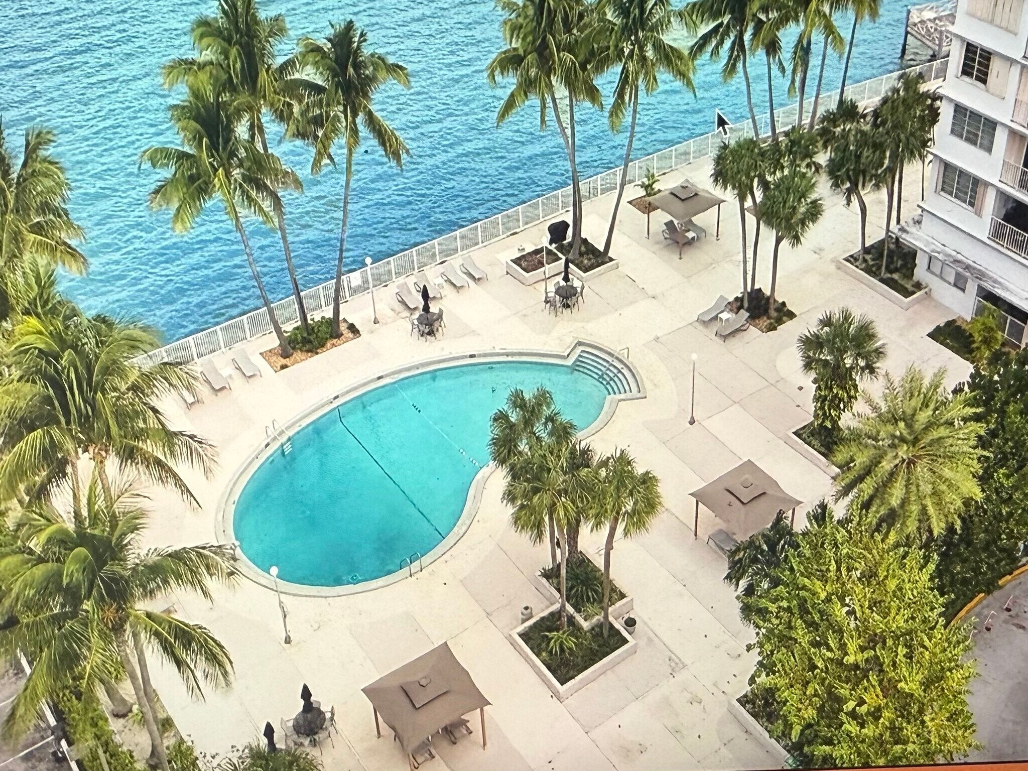 View of the pool - 1865 79th Street Cswy