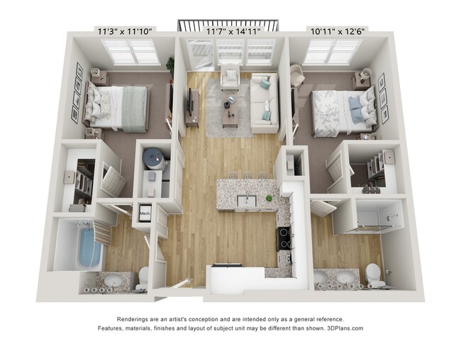 Floorplan - Amberlin South Naples 55+ Active Adult