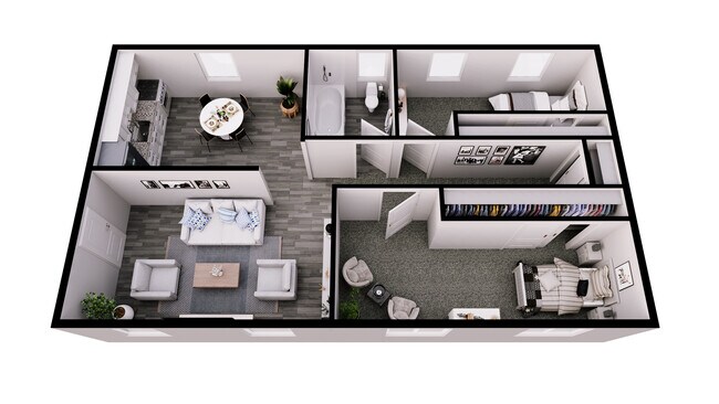 Floorplan - Millbrook Apartments