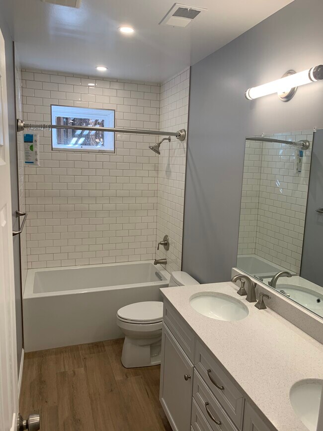 Bathroom with tub between bedroom #2 and #3 - 4631 Massachusetts Ave NW