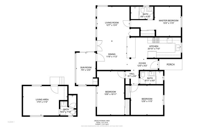 Building Photo - Remodeled 4BD/3BA, Detached Bedroom!