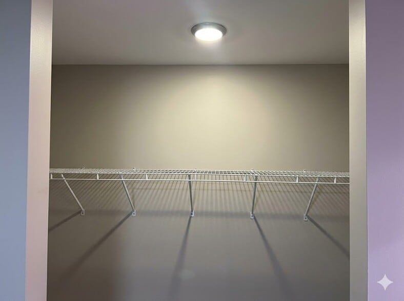 Laundry area: Convenient utility shelf - 111 Buster Ln