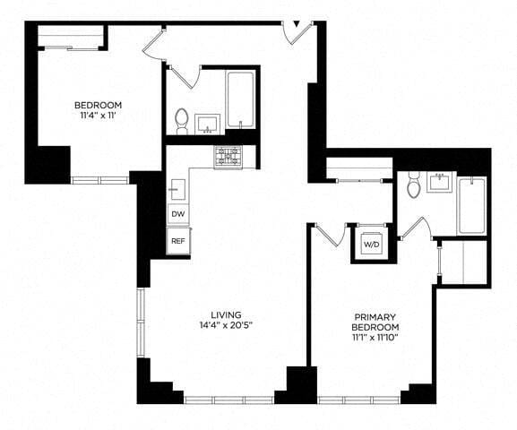 Floorplan - Lincoln at Bankside