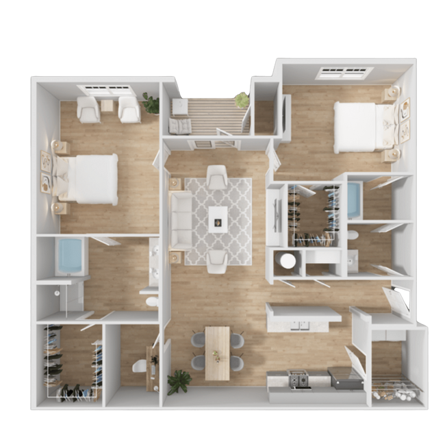 Floorplan - Cocoa Grand Apartments