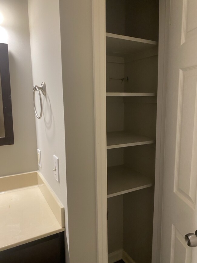 Primary bathroom closet - 1836 Glade St