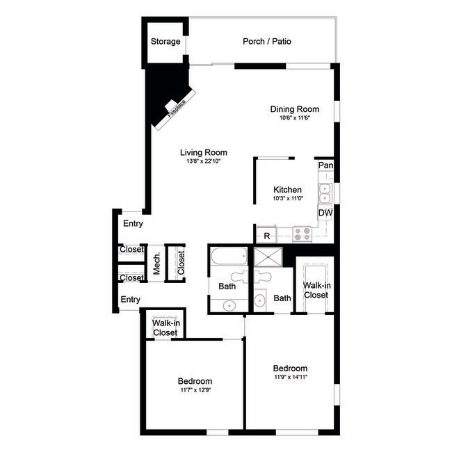 Floorplan - Avery at Arlington Heights