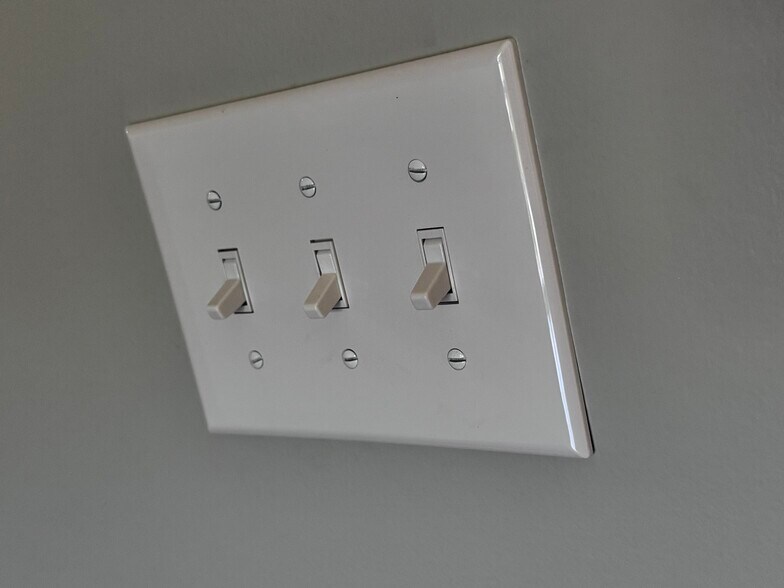 New switches and wall plates - 122 Turnwood Ln