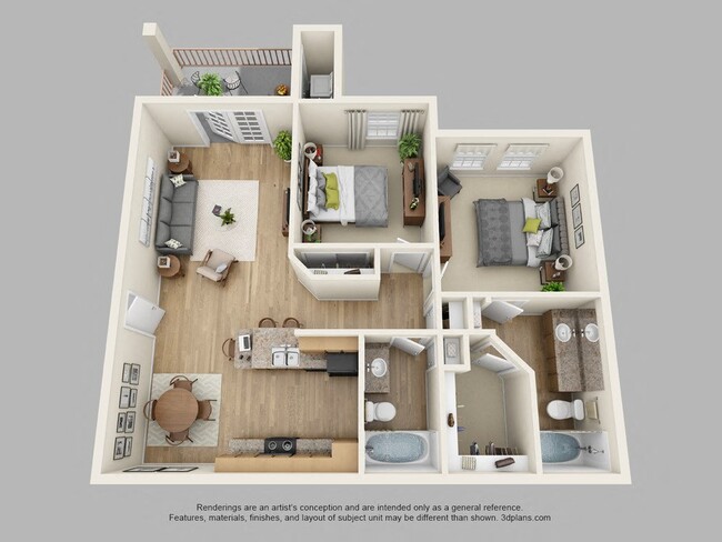 Floorplan - The Palmera on 3009