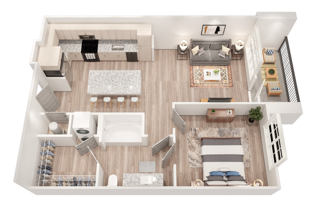 Floorplan - The Samford Glenn Apartments