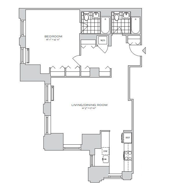 Floorplan - 70 Pine Apartments