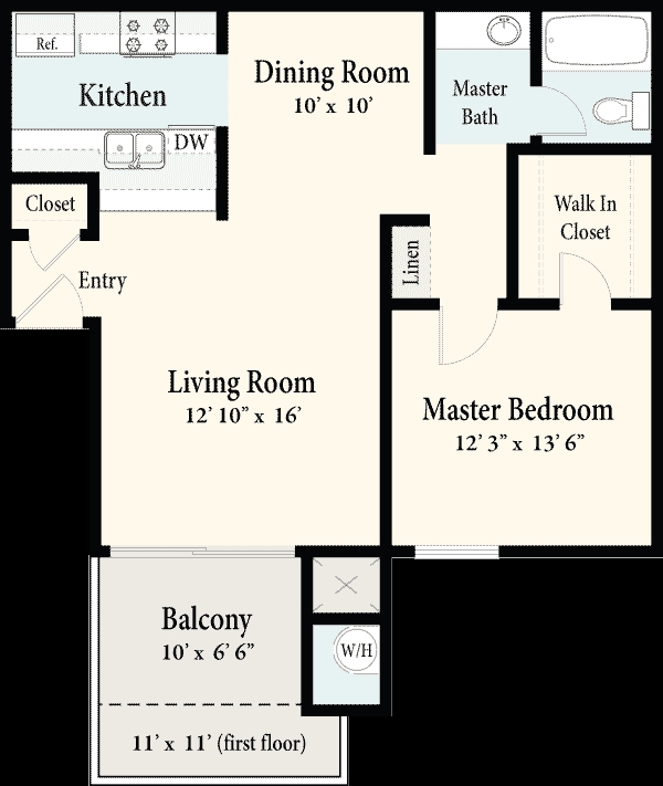 Floorplan - Sycamore Park Apartments