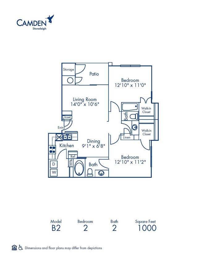 Floorplan - Camden Stoneleigh