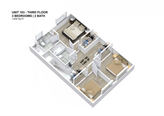 Floorplan - 14912 Wyandotte St Apartments