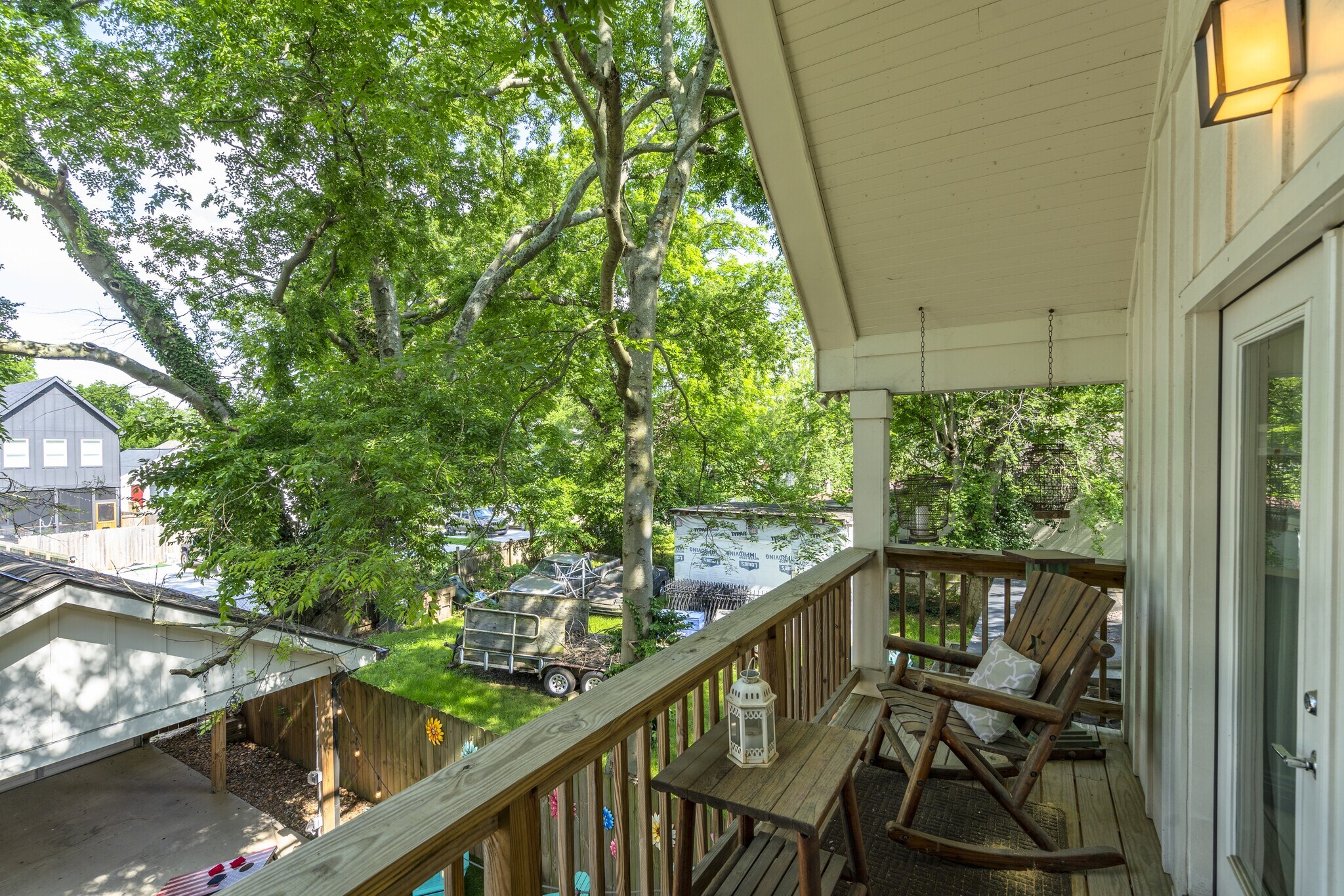 Covered Walk out Balcony off Master Bedroom - 1910 11th Ave N
