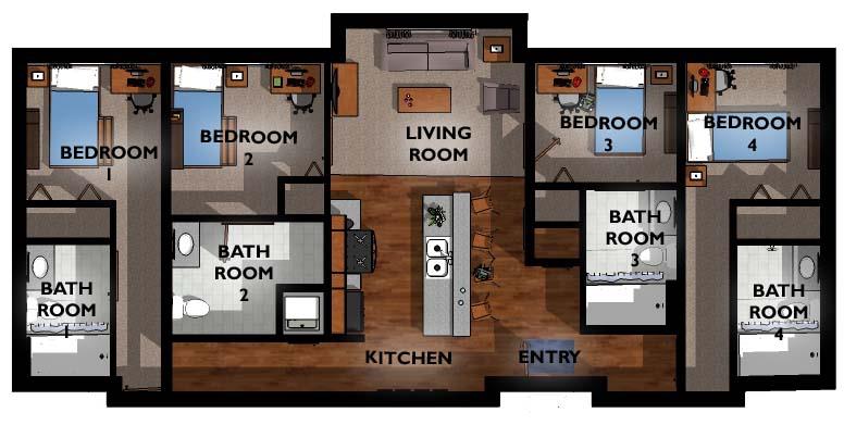 Union At Dearborn Student Housing Dearborn Mi Apartment Finder