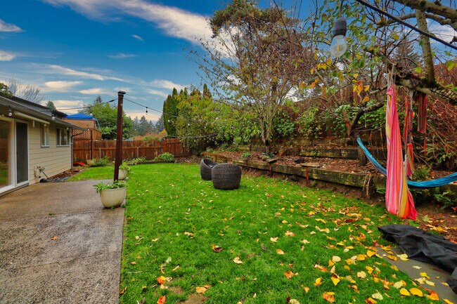 Fenced back yard - 13408 SE 20th St