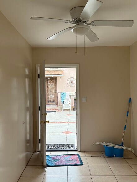 Front door from inside apartment. - 17526 Horace St