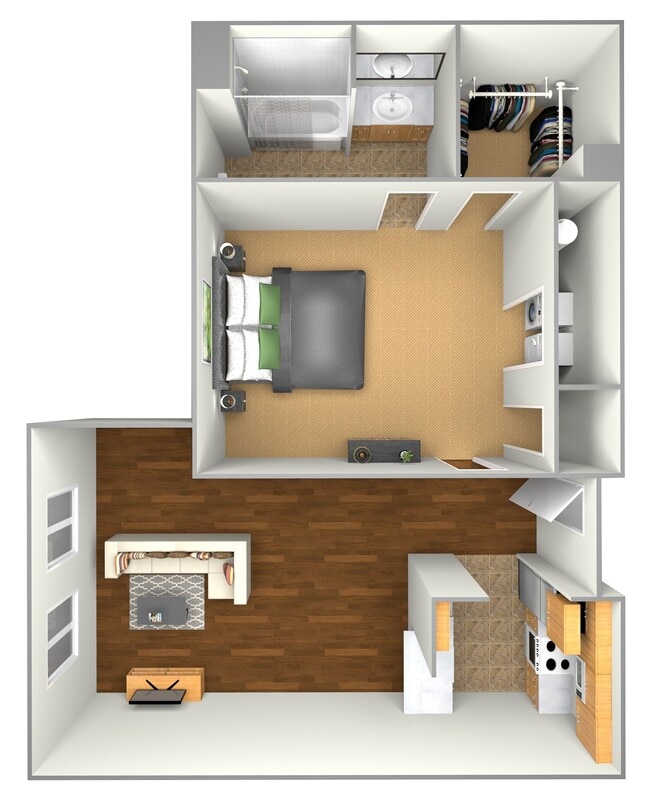 Floorplan - The Cornerstone Apartments