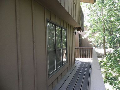 Back of house entry has a very scenic view in the summer! - 2628 Sumac Rdg