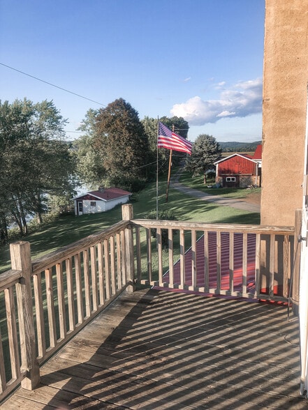 Unit 2 porch view. - 540 Stewart Rd