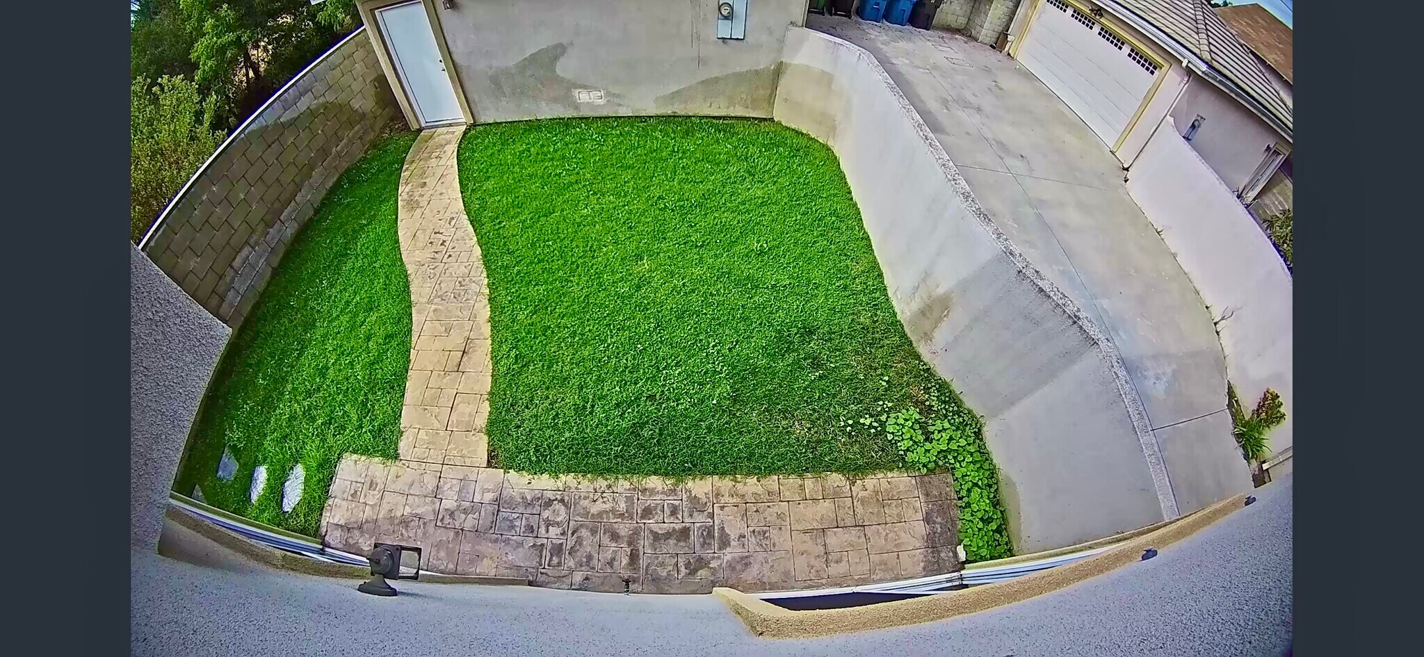 backyard top view / security camera - 27 Hampton Ct