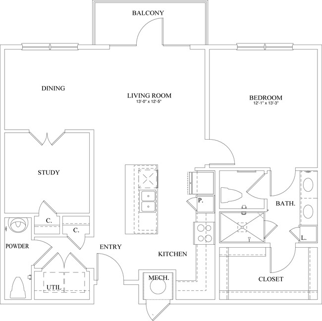 Floorplan - The Dorset