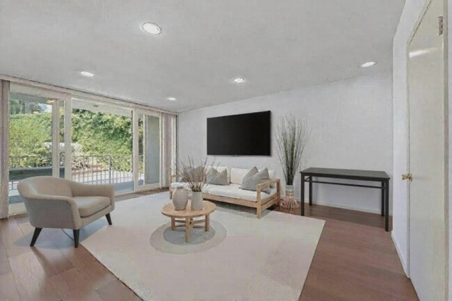 Living Room Staged - 691 Levering Ave
