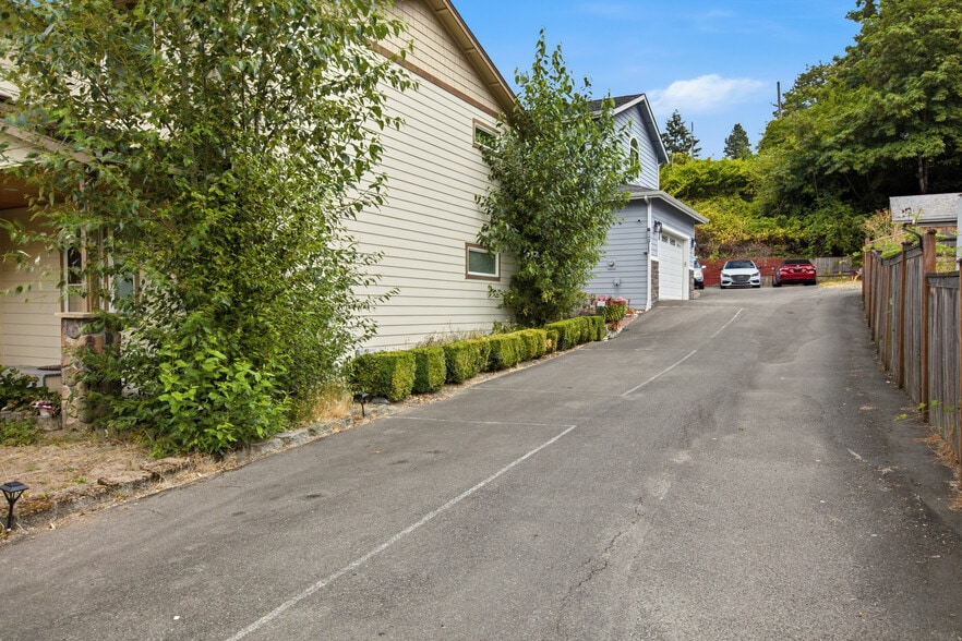 6 outdoor parking spaces, easement is owned by the property - 1102 9th Ave