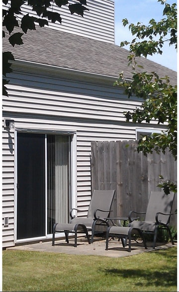 walk out sliding doo, back of building - 1334 Spring Village Dr