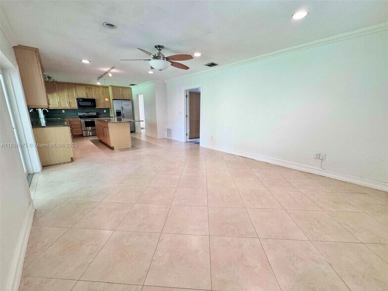 Kitchen Open to Dining/Family Room - 18421 SW 86th Ct