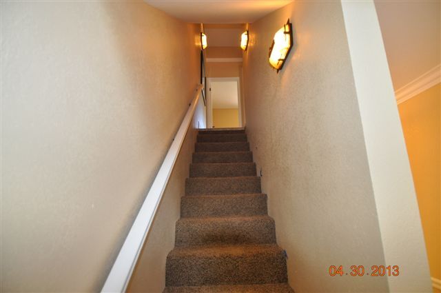 Stairway to the 2 bedrooms and 1 full bathroom - 13059 Lincoln Way