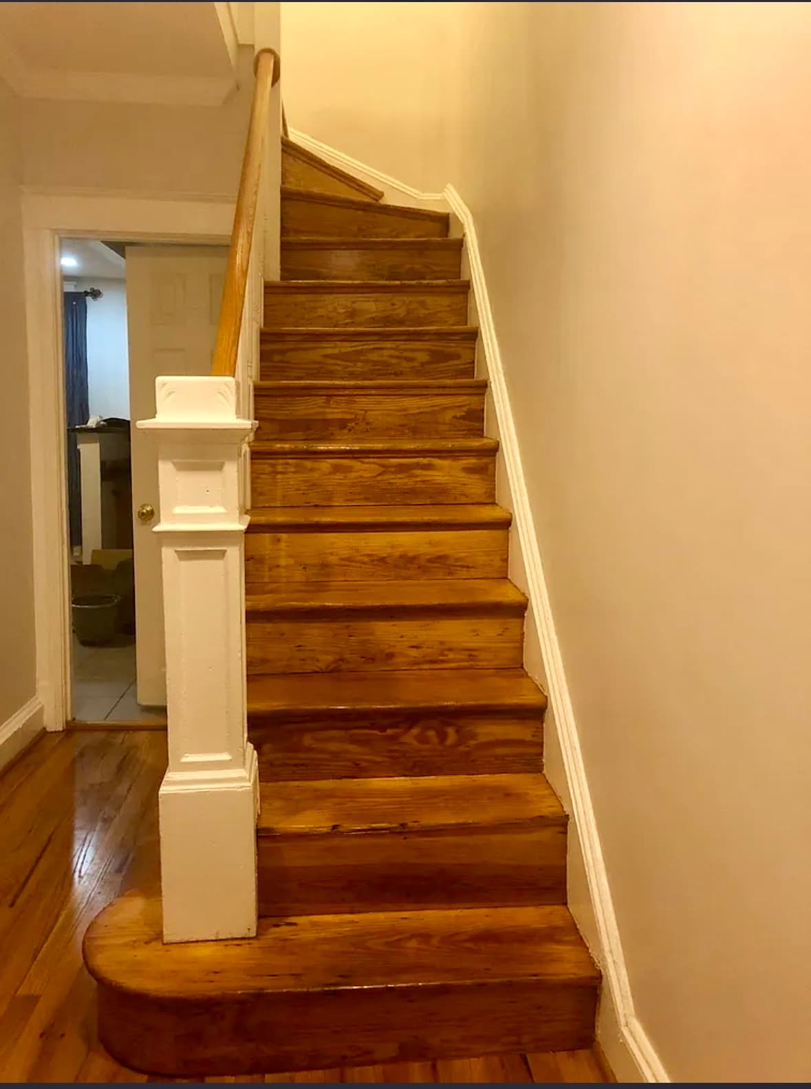staircase from entry foyer - 3032 Park Pl NW