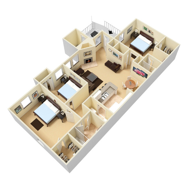 Floorplan - Palmetto Place Apartments